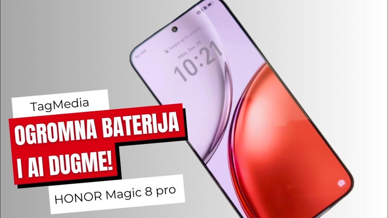 HONOR Magic 8: 5G koji “ne posustaje” + ogromna baterija i AI dugme.