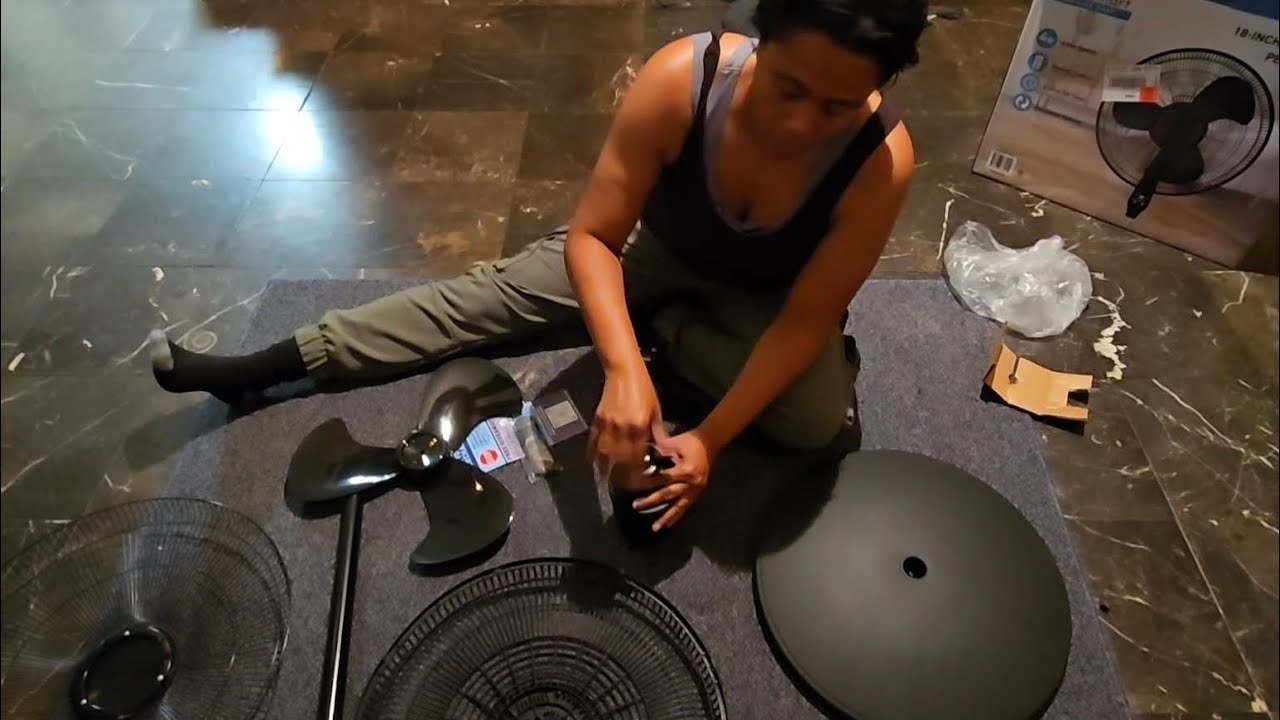 LIFESMART: HOW TO PUT TOGETHER A 18 INCH OSCILLATIING PEDESTAL FAN