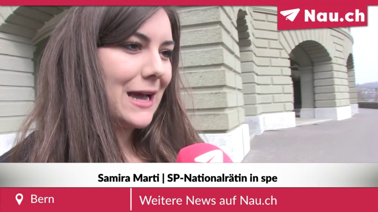 Samira Marti (24) vor ihrem Start im Bundeshaus