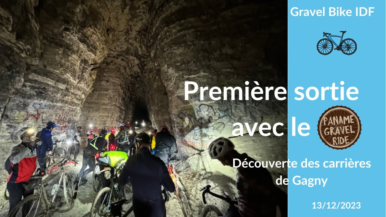 Première sortie avec le Paname Gravel Ride (PGR) - Découverte des carrières de Gagny.
