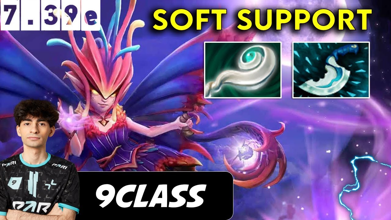 9Class Dark Willow Soft Support - Dota 2 Patch 7.39e Pro Player Full gameplay