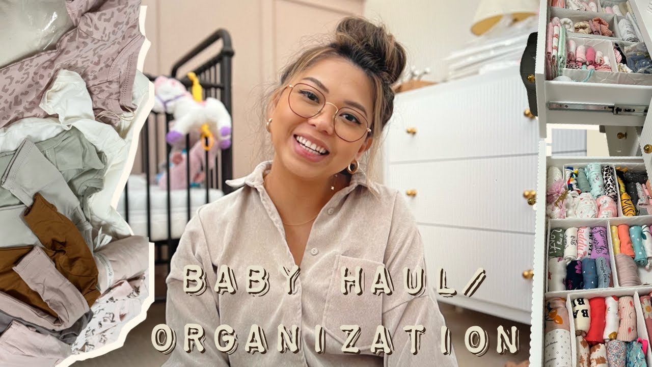 BABY GIRL HAUL | ORGANIZING NURSERY | NESTING
