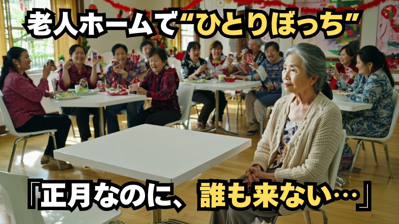 「正月なのに、誰も来ない…」老人ホームで“ひとりぼっち”だった女性に起きた、小さな奇跡。