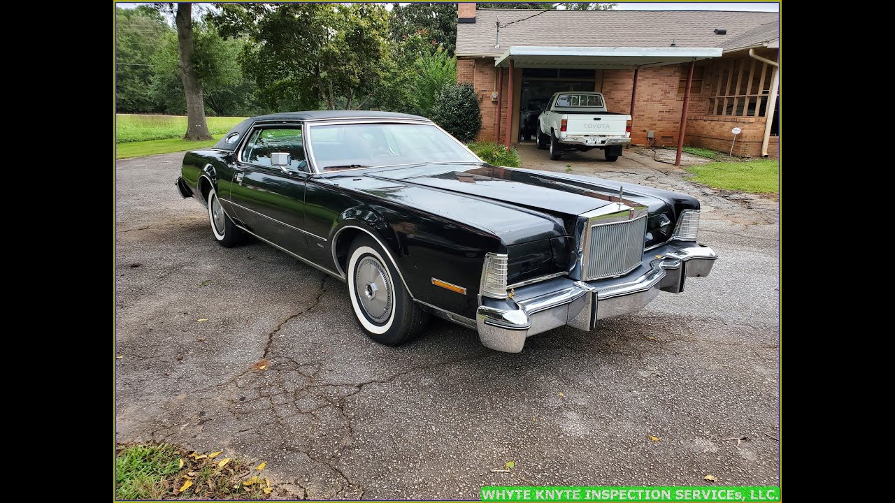 Overview video for Jim Tarali 1975 Lincoln Continental Mark IV