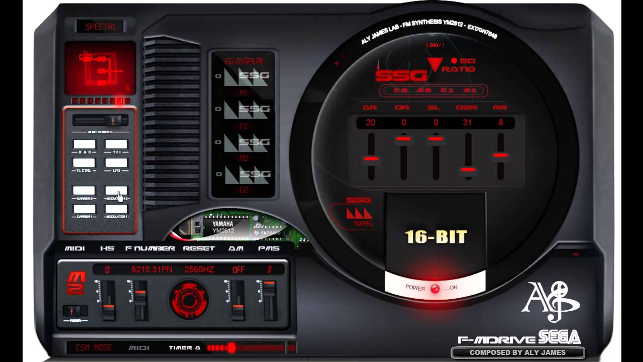 FMDrive VSTi - YM2612 Automation