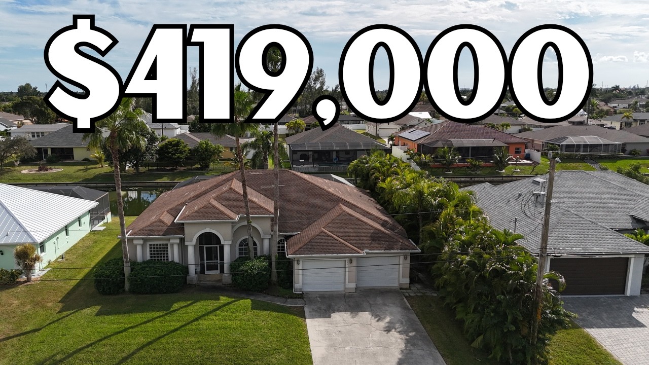 Cape Coral Home Tour | Florida Living at Its Best – Freshwater Canal Pool Home For Sale
