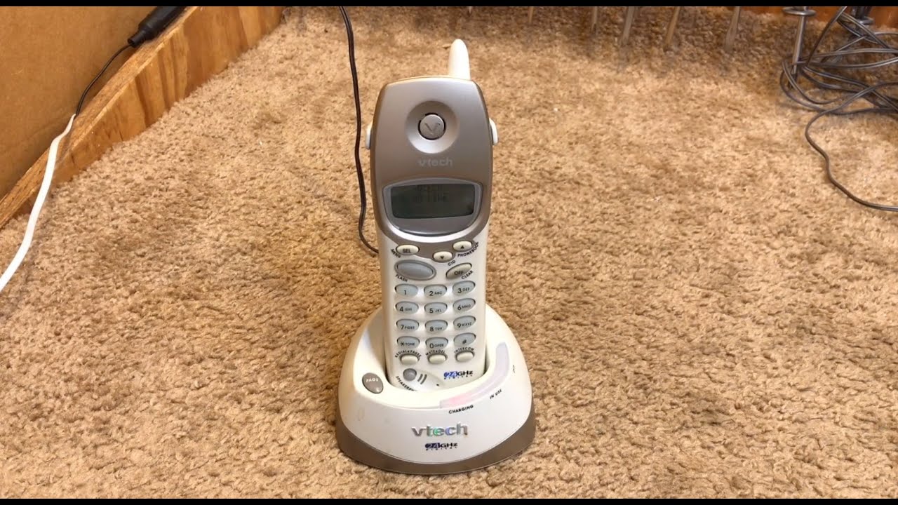 Vtech 2.4 GHz Digital Cordless Phone model 2625 | Initial Checkout
