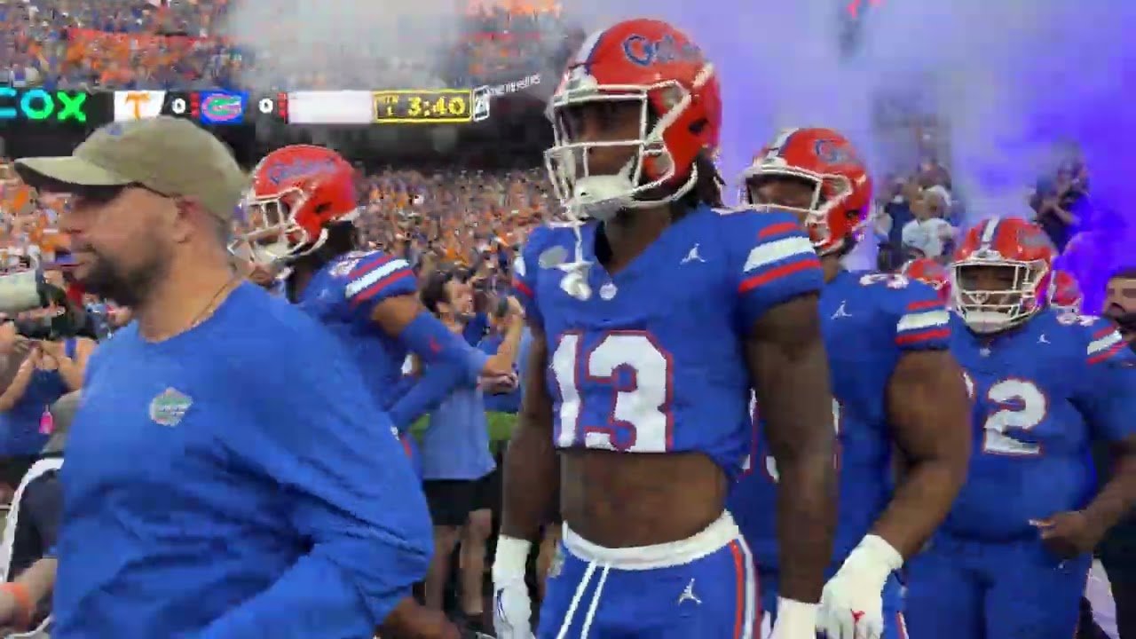 Florida Gators Tunnel Cam Vs. No.11 Tennessee