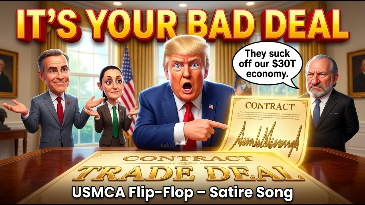 It&rsquo;s Your Bad Deal&rdquo; &ndash; Savage Trump USMCA Roast (Canada &ldquo;Sucks Off&rdquo; $30T Economy?)