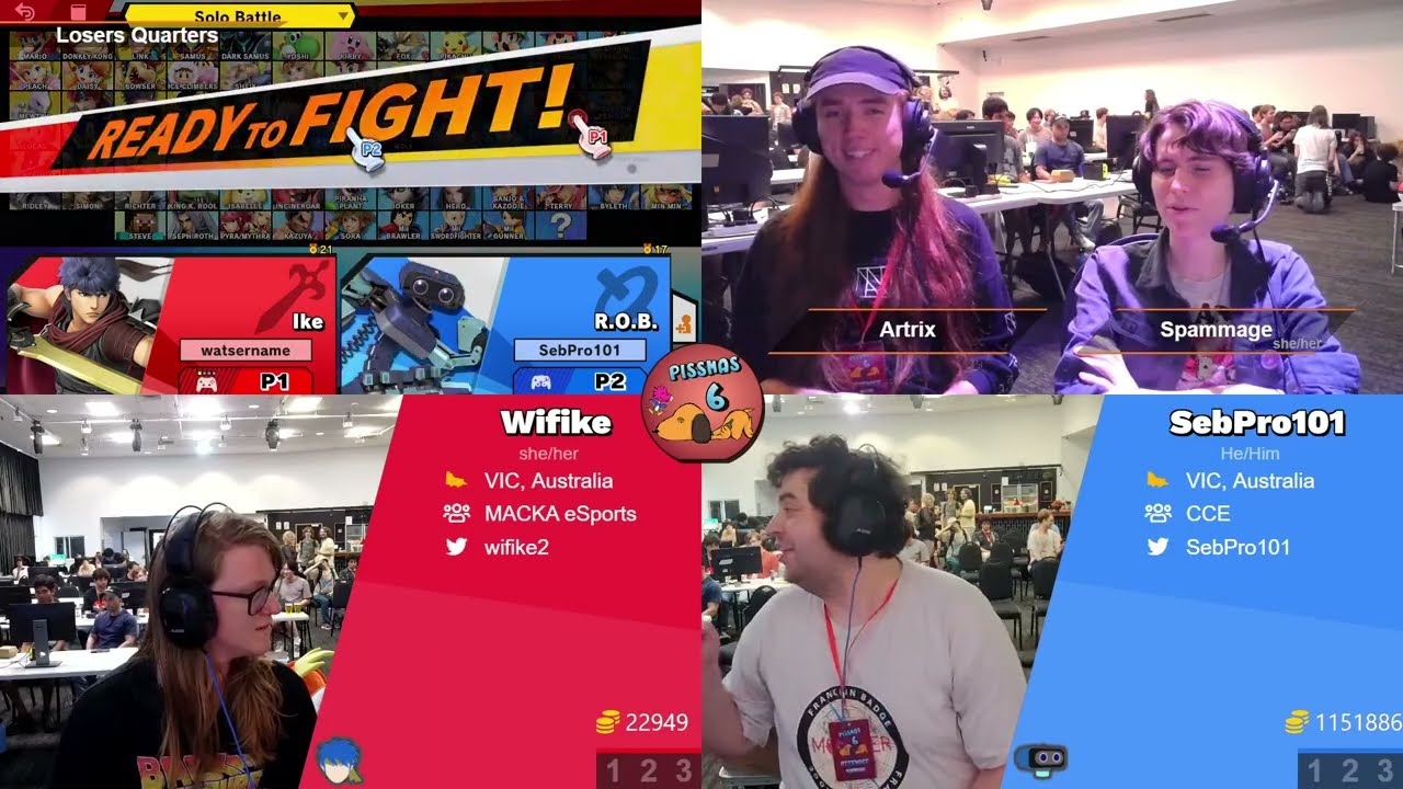 Pissmas6: Wifike vs SebPro101 (Losers Quarters)