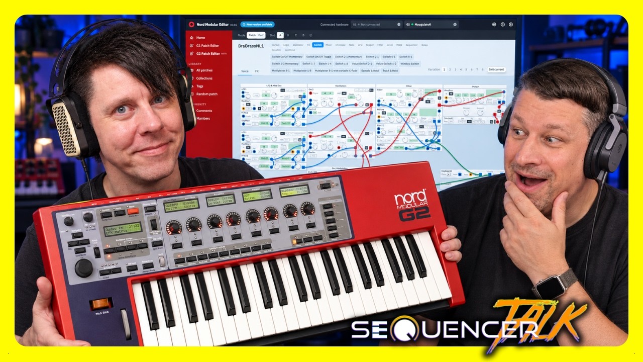 Nord Modular & G2 lebt wieder! Neuer Browser-Editor + ASR-10 Hardware | SequencerTalk 283