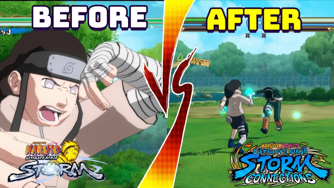 Naruto Ultimate Ninja Storm VS Naruto Storm Connections-All Characters Jutsus/Ninjutsus Comparison