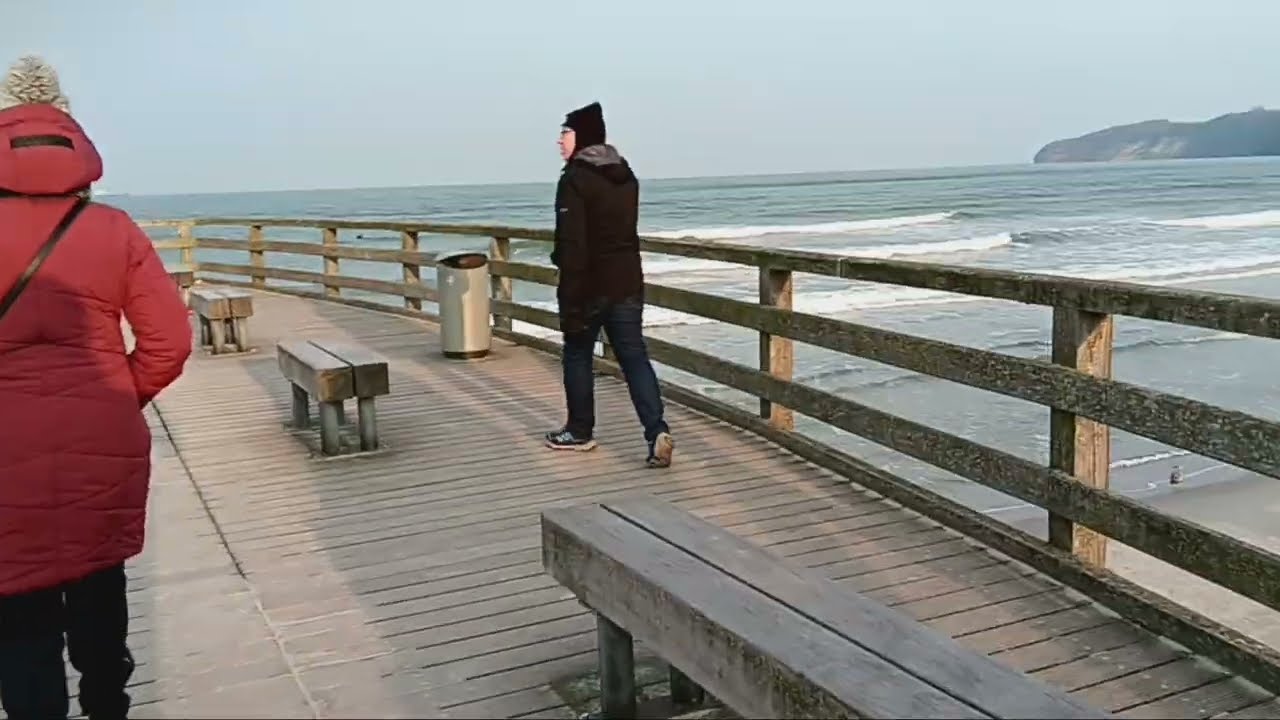 Ostseebad Binz auf Rügen am 08.02.2025