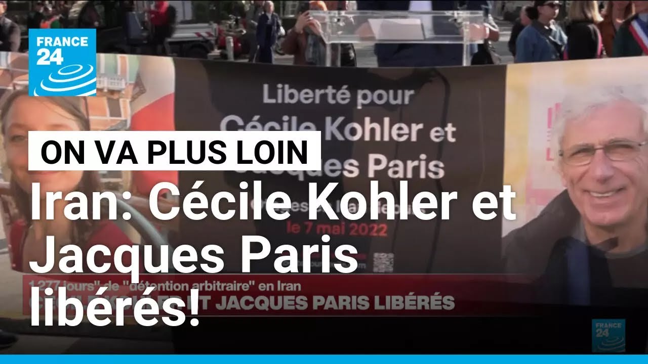 Iran: C&eacute;cile Kohler et Jacques Paris lib&eacute;r&eacute;s ! &bull; FRANCE 24