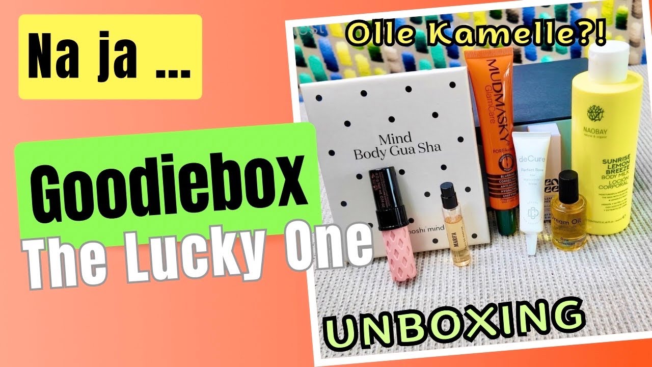 Alte Bekannte👍👎!? | GOODIEBOX The Lucky one - Limited Edition | Unboxing