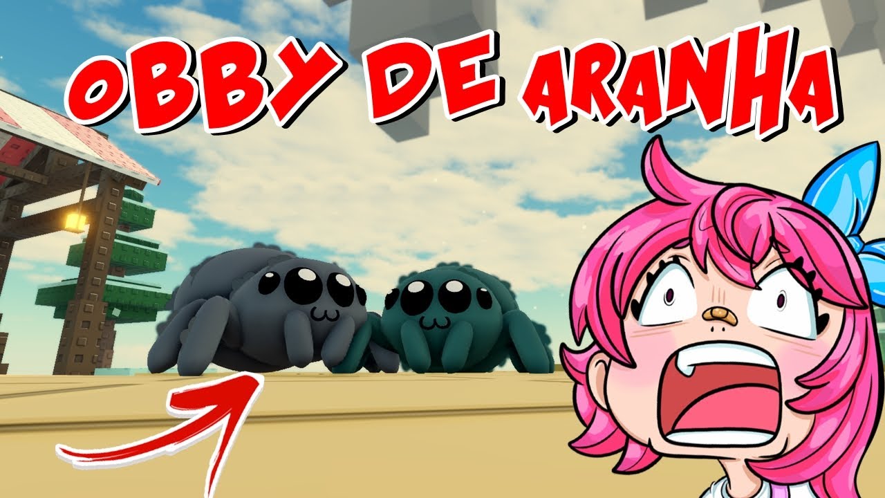 🕷 PRECISAMOS PASSAR o OBBY de ARANHA GRUDADAS numa TEIA - Roblox