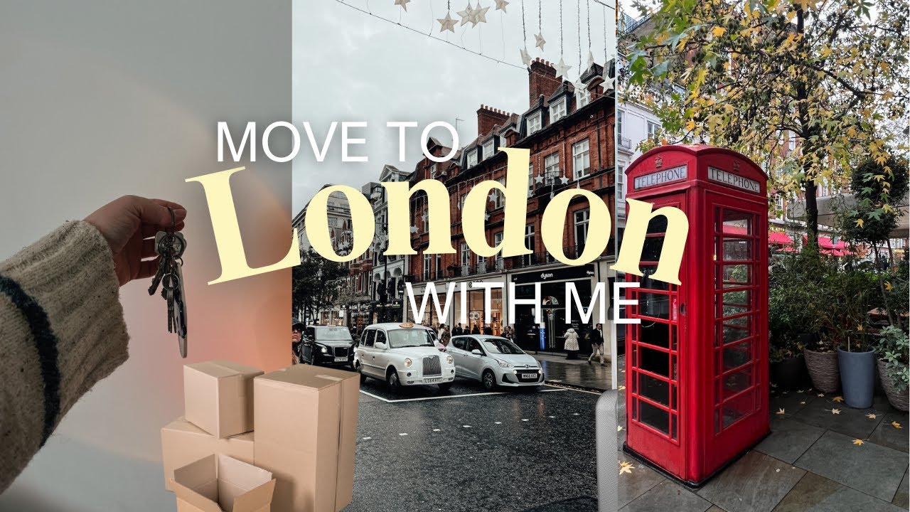 Move to London with me | packing, moving, London flat tour