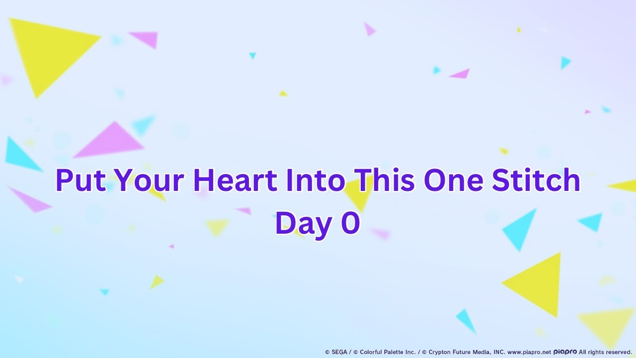 Warmth in Every Stitch Day 0 (Mixed Event) - Colorful Stage EN Events - The Gaming Puppy LIVE
