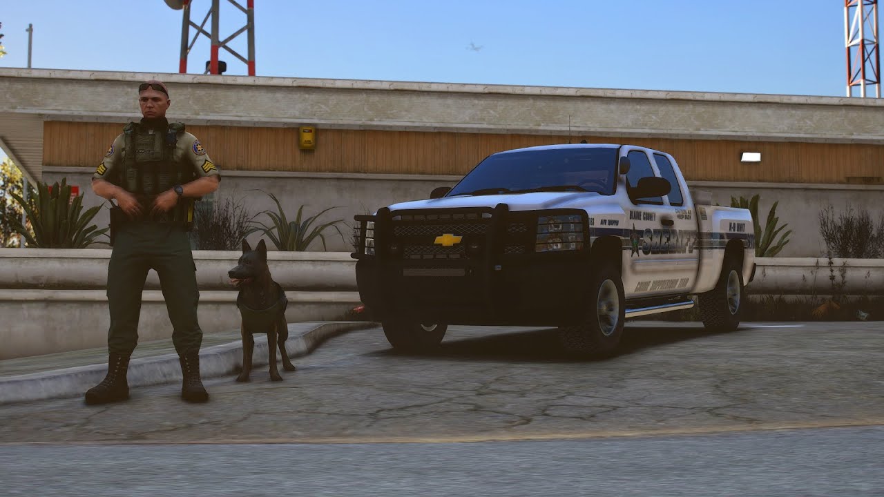 GTA 5 LSPDFR #110 Sherriff K9 Patrol!