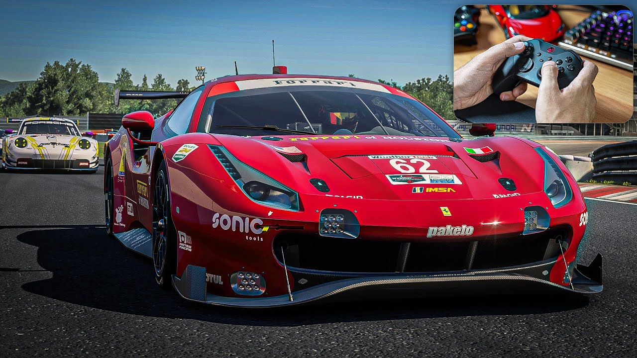 Nurburgring Race Ferrari 488 GTE -  Forza Motorsport | Xbox Elite S2 Gamepad Gameplay 4K60