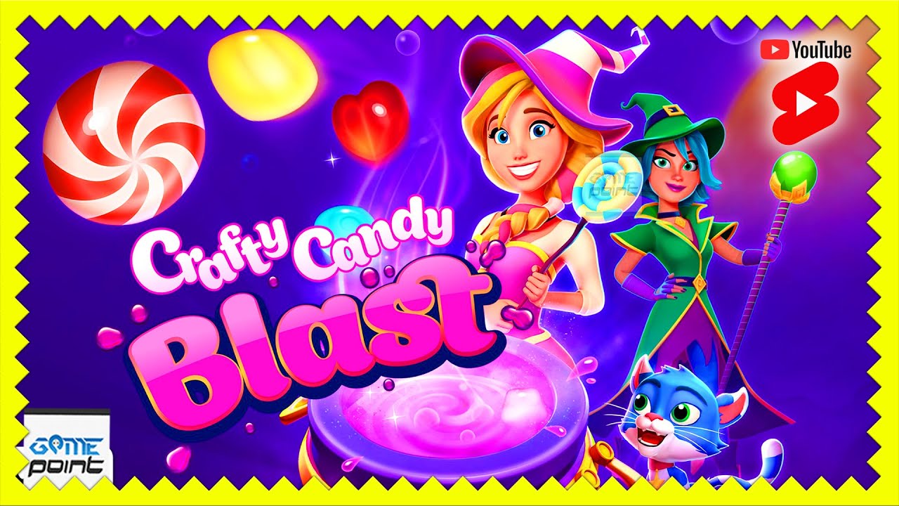 Crafty Candy Blast Level 55 #shorts 🍭 ( Candy Game ) #craftycandygame #ytshorts #gamepointpk