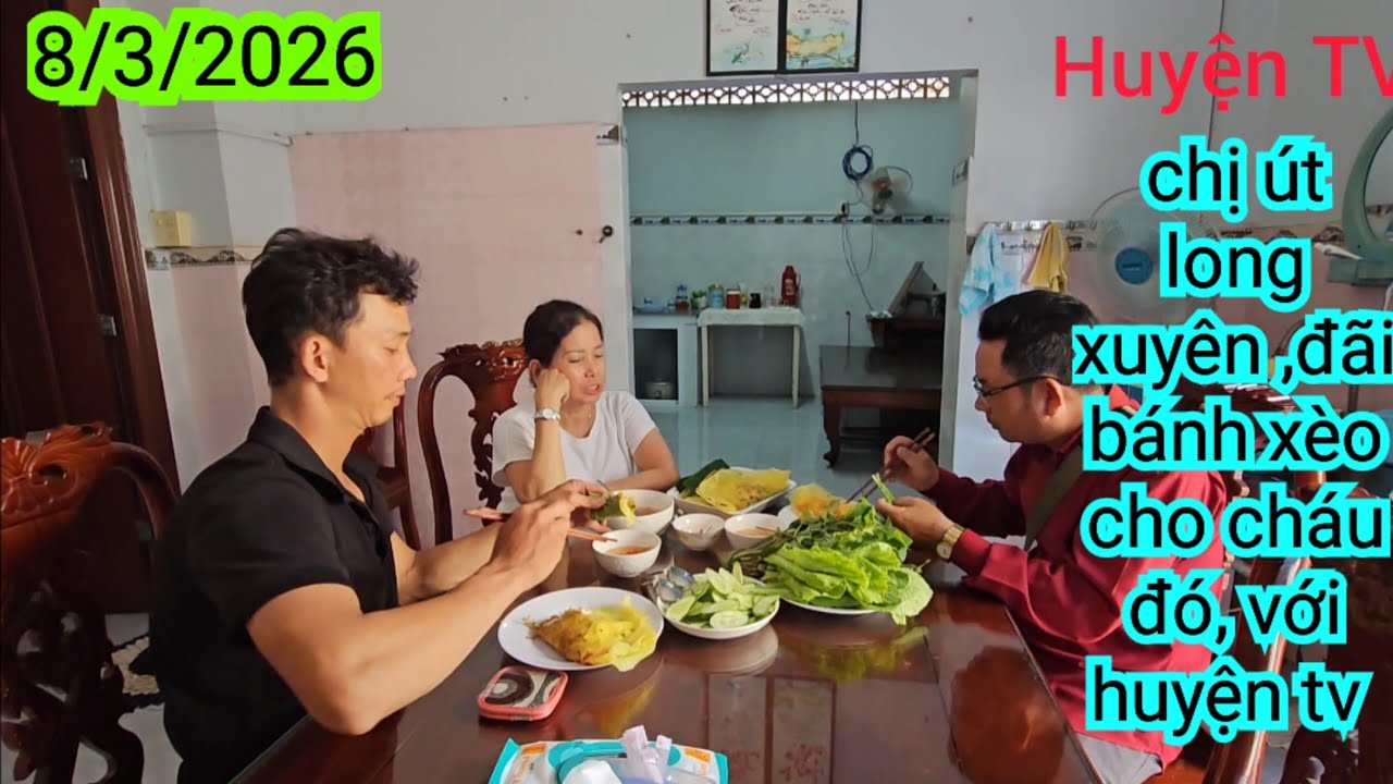 CHIỀU NAY ,HUYỆN TV, VỚI CHÁU ĐÓ GHÉ THĂM CHỊ ÚT LONG XUYÊN AG 