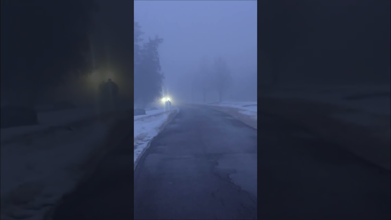Super Dense Fog Rolling Into Buffalo NY 👻