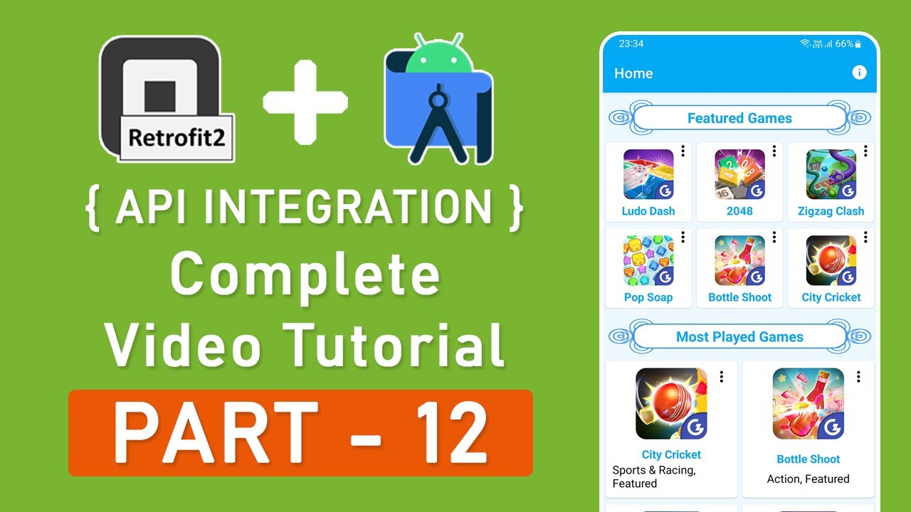 Create Retrofit Client - JSON API Integration in Android Studio Retrofit 2 JAVA - Krishna Apps