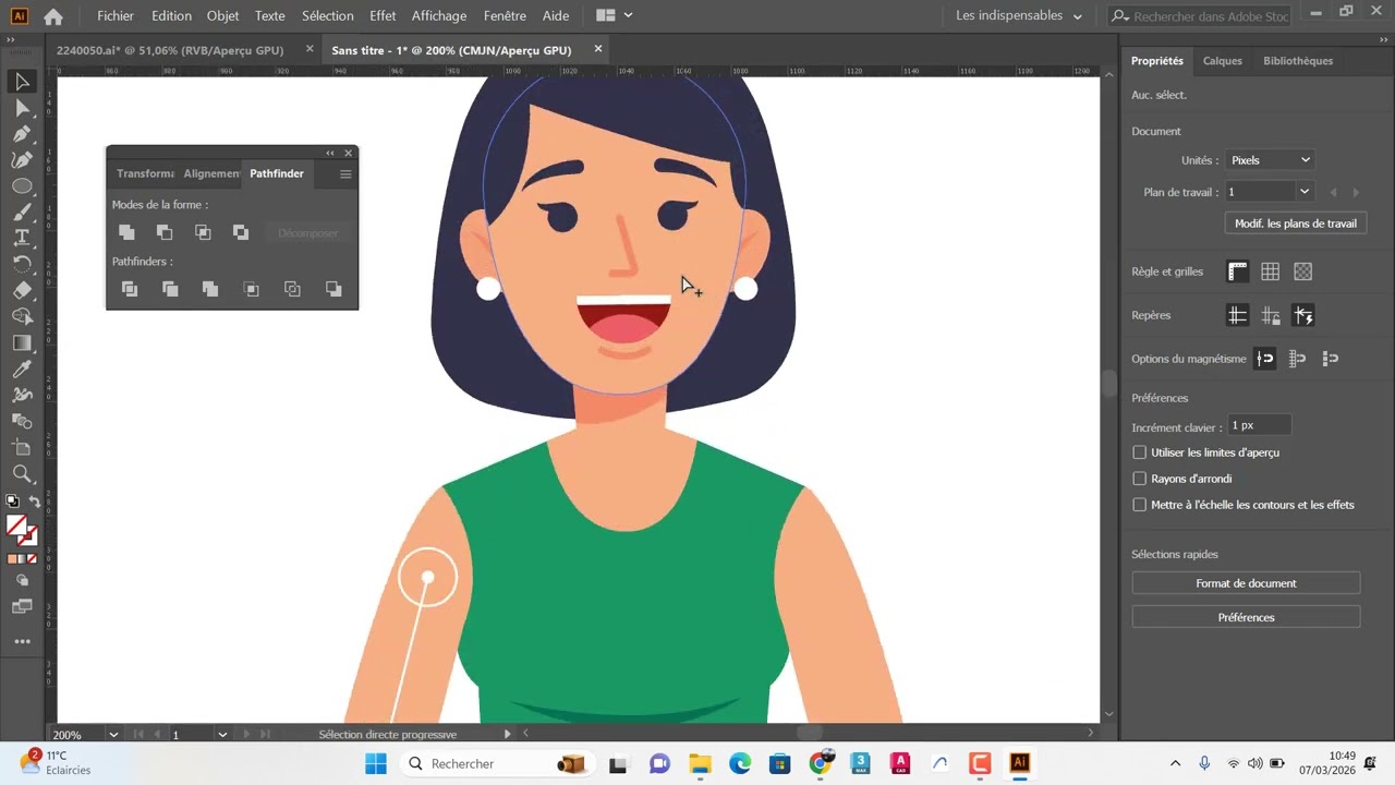 after effect animer un charactere