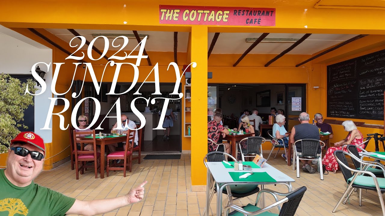 Sunday Roast at ‘The Cottage’. Top of the strip Albufeira. September, 2024.