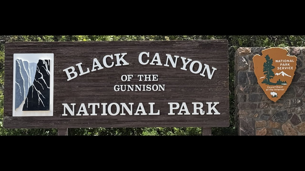 Black Canyon of the Gunnison NP Overlook Drive and South Rim Trails