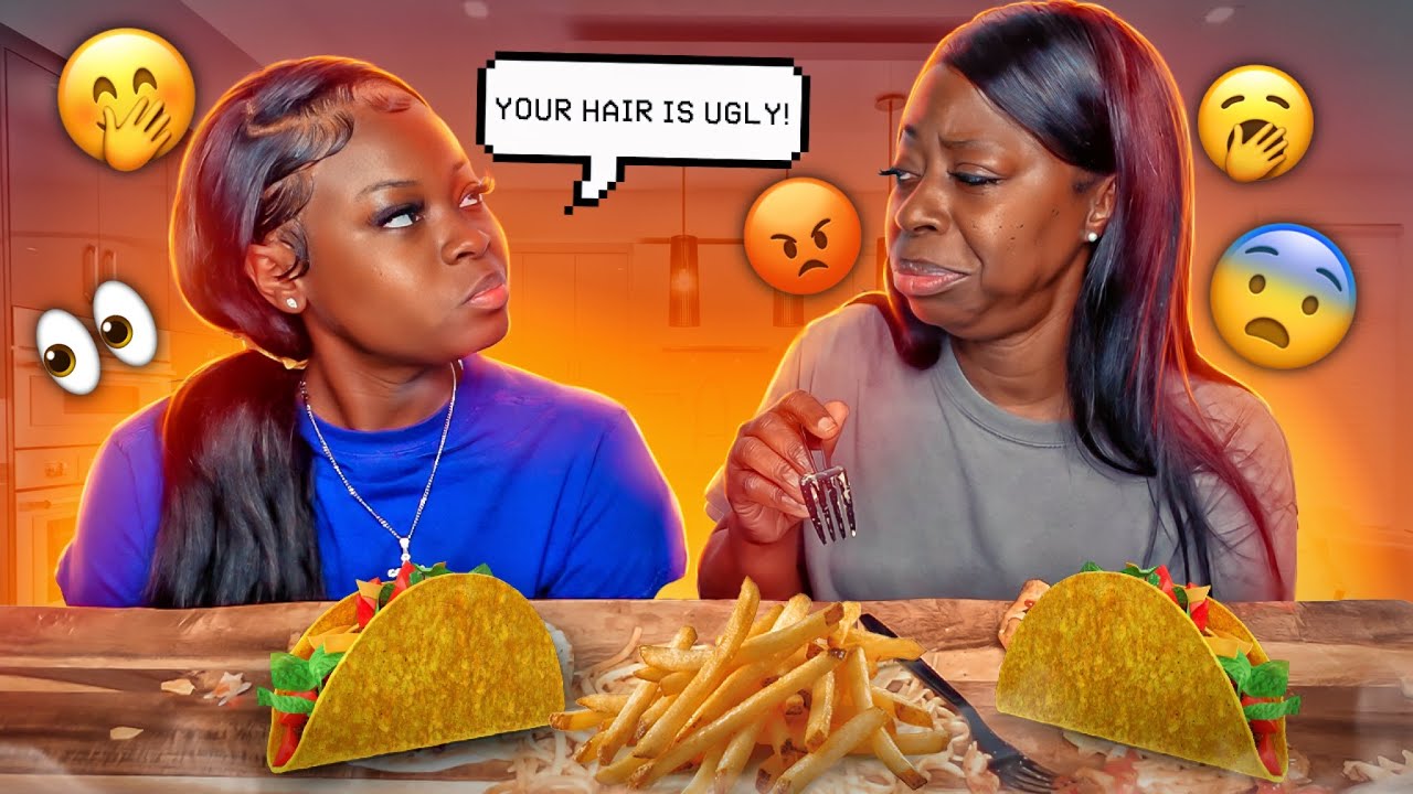 TELLING MY MOM HER HAIR IS UGLY TO SEE HOW SHE REACTS😭 (BAD IDEA)
