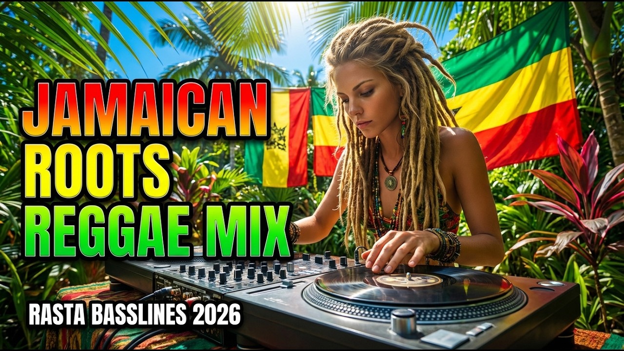 Jamaican Roots Reggae & Rasta Basslines – Hawaii Vinyl Dub Mix 2026 🌴🔥