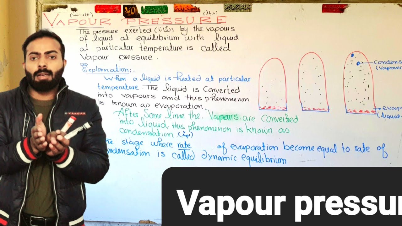 Part-1.  Vapour pressure | CH#5 | 9th Class chemistry