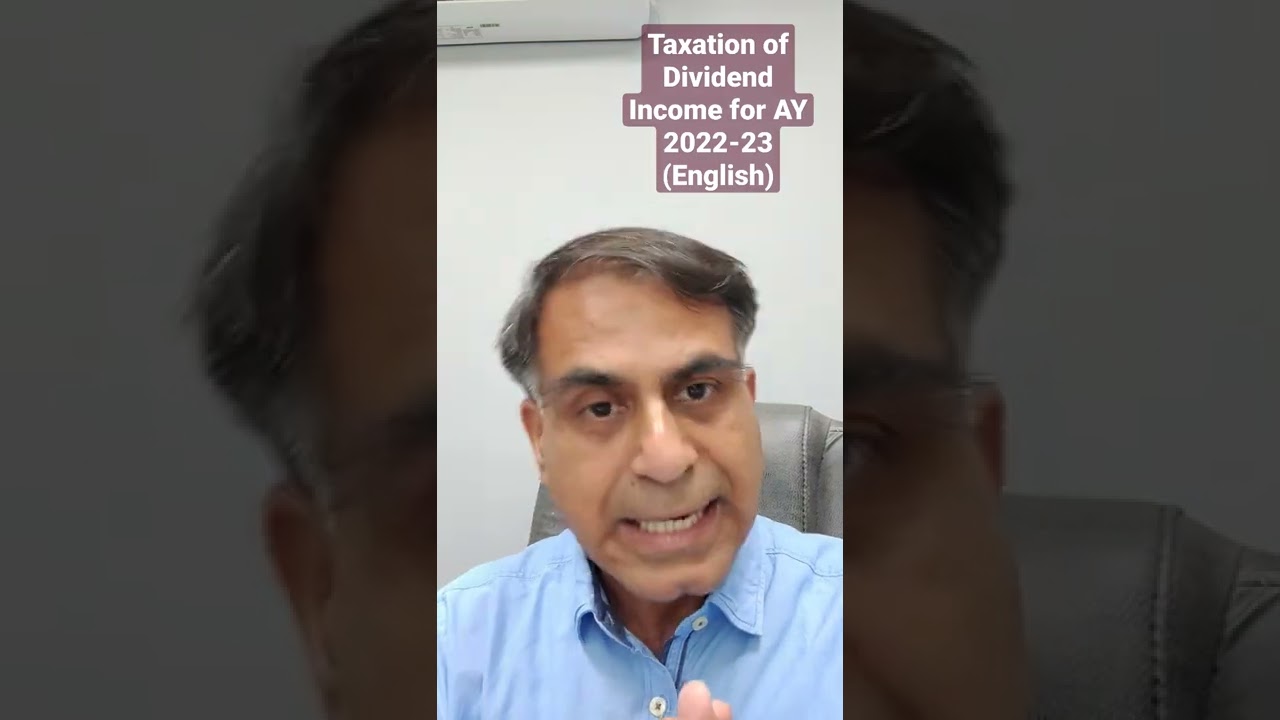 Taxation of Dividend Income for AY 2022-23 (English)