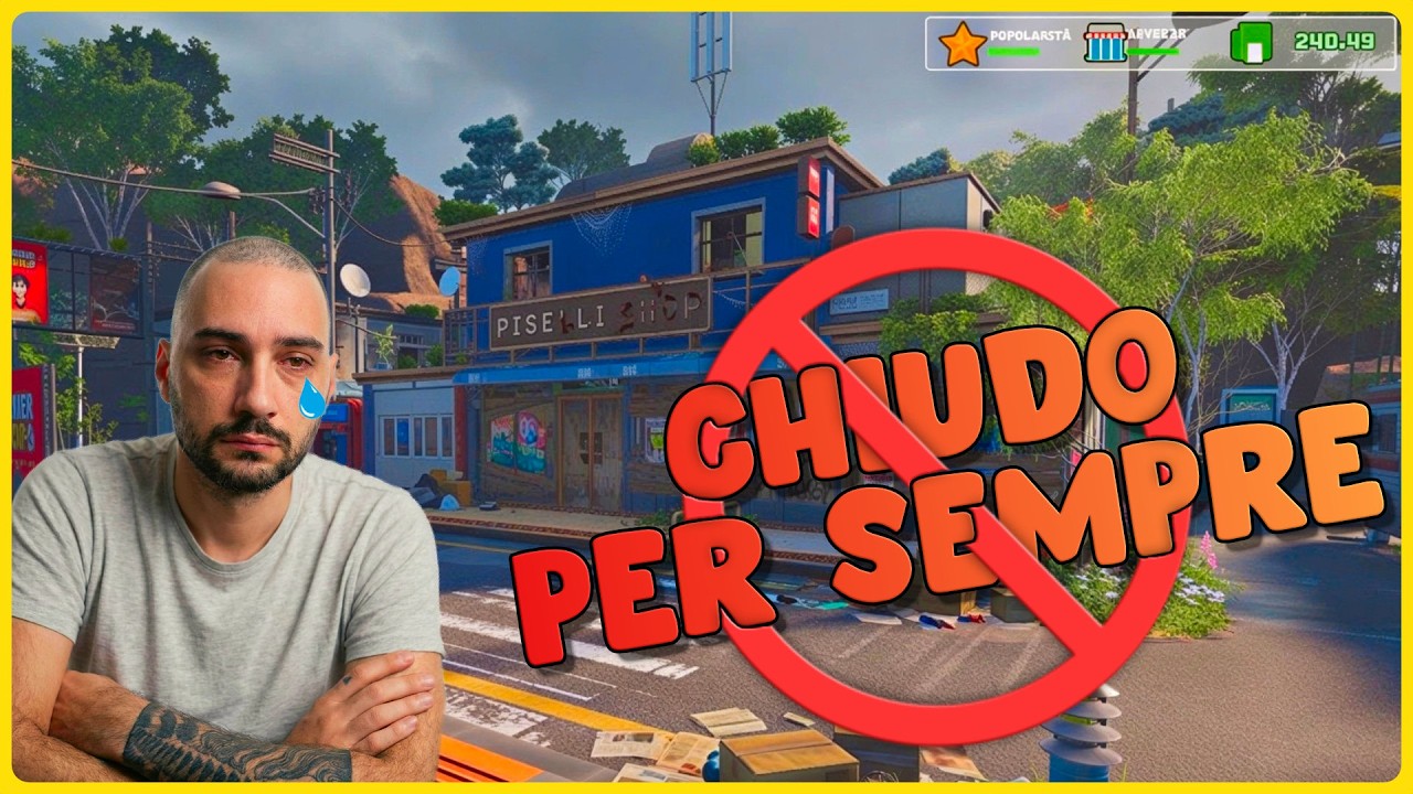 Chiudiamo per SEMPRE 😩😭| Gamerstop Simulator