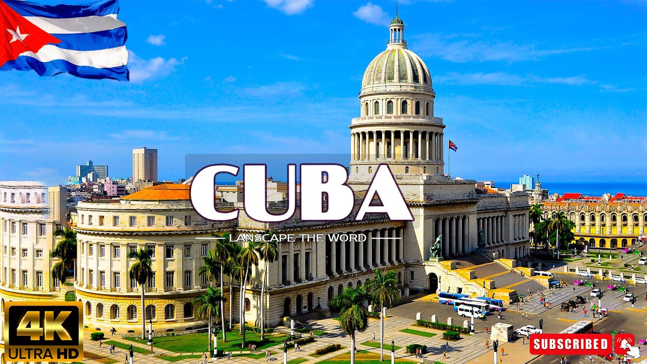 TRAVEL AROUND CUBA 4K UHD | Amazing Beautiful Nature Scenery & Relaxing Music Video 4k