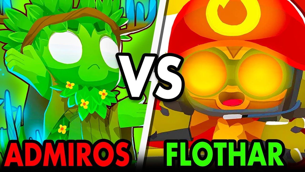 NOWE TAKTYKI ADMIROSA NA WYGRANĄ w BLOONS TD 6 MULTIPLAYER! Flothar vs Admiros