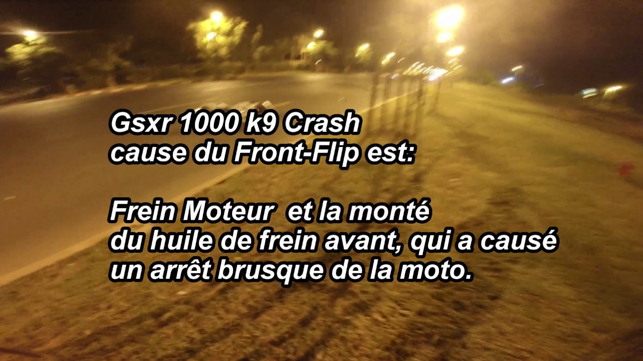CRASH Gsxr 1000 K9 Front-Flip