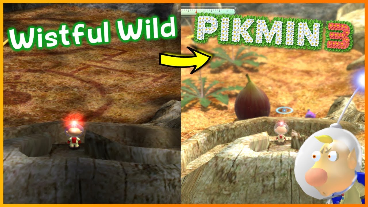 Wistful Wild IMPORTED to Pikmin 3 - Map Tour [Hack]