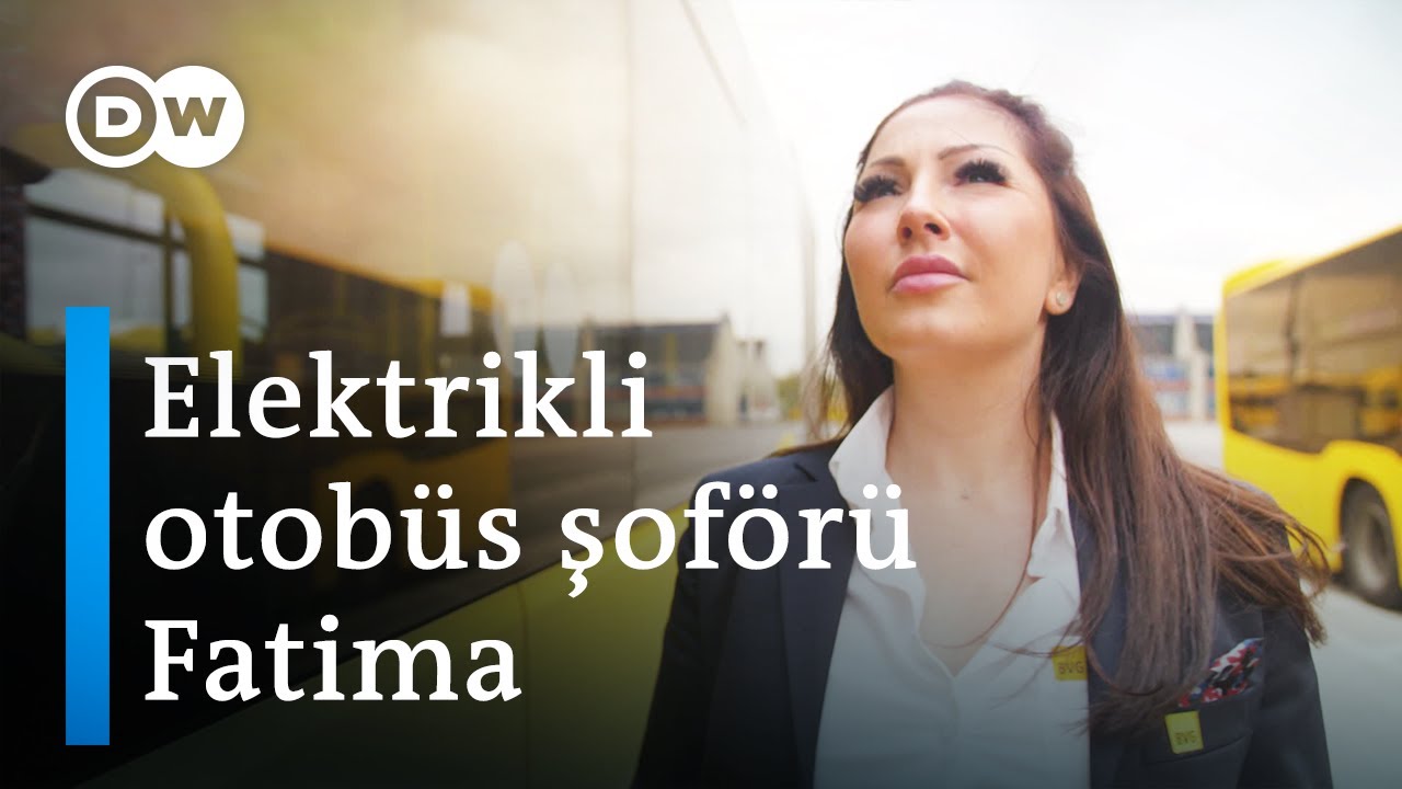 Elektrikli otobüsle Berlin trafiğinde I Otobüs şoförü Fatima'ya eşlik ettik - DW Türkçe
