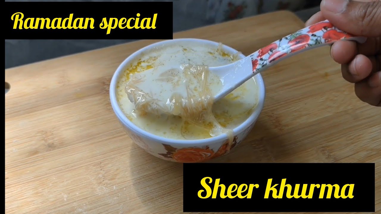 🌙Ramadan special doodh khurma(sheer khurma)How to make sheera khurma in Easy steps 