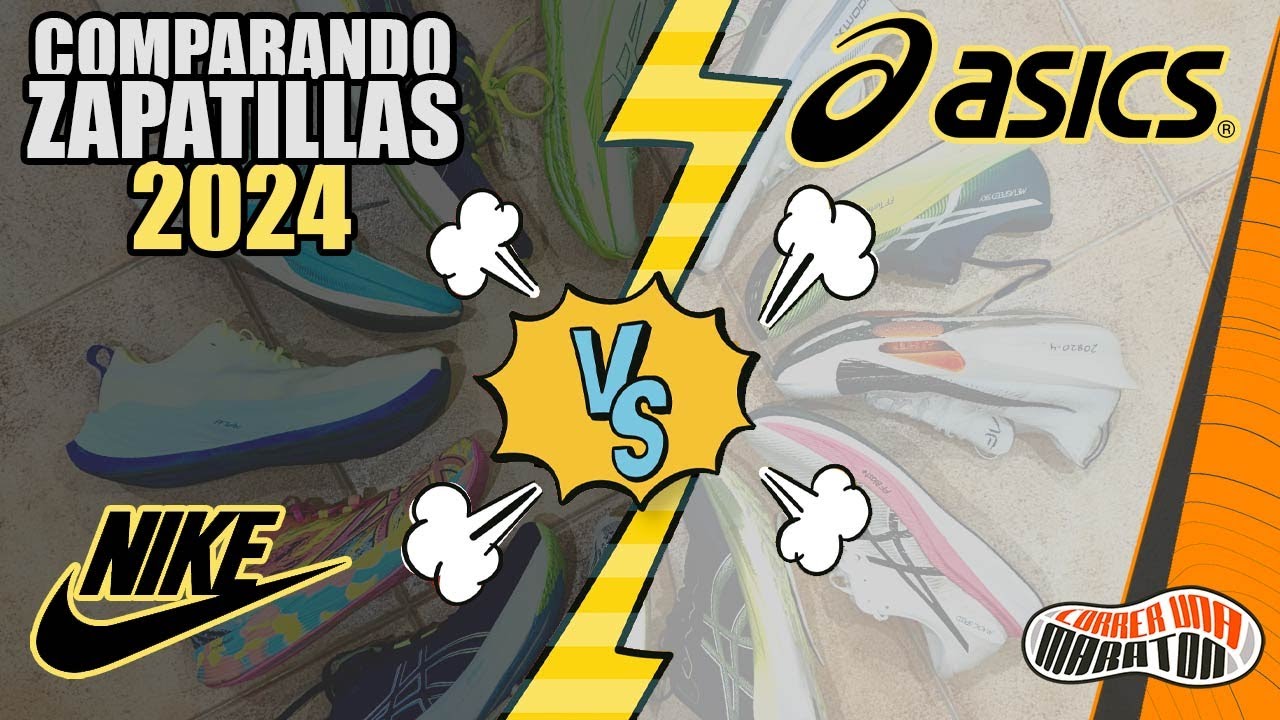 Nike vs ASICS | 2024 - La mejor opción para ti. Comparativa de modelos