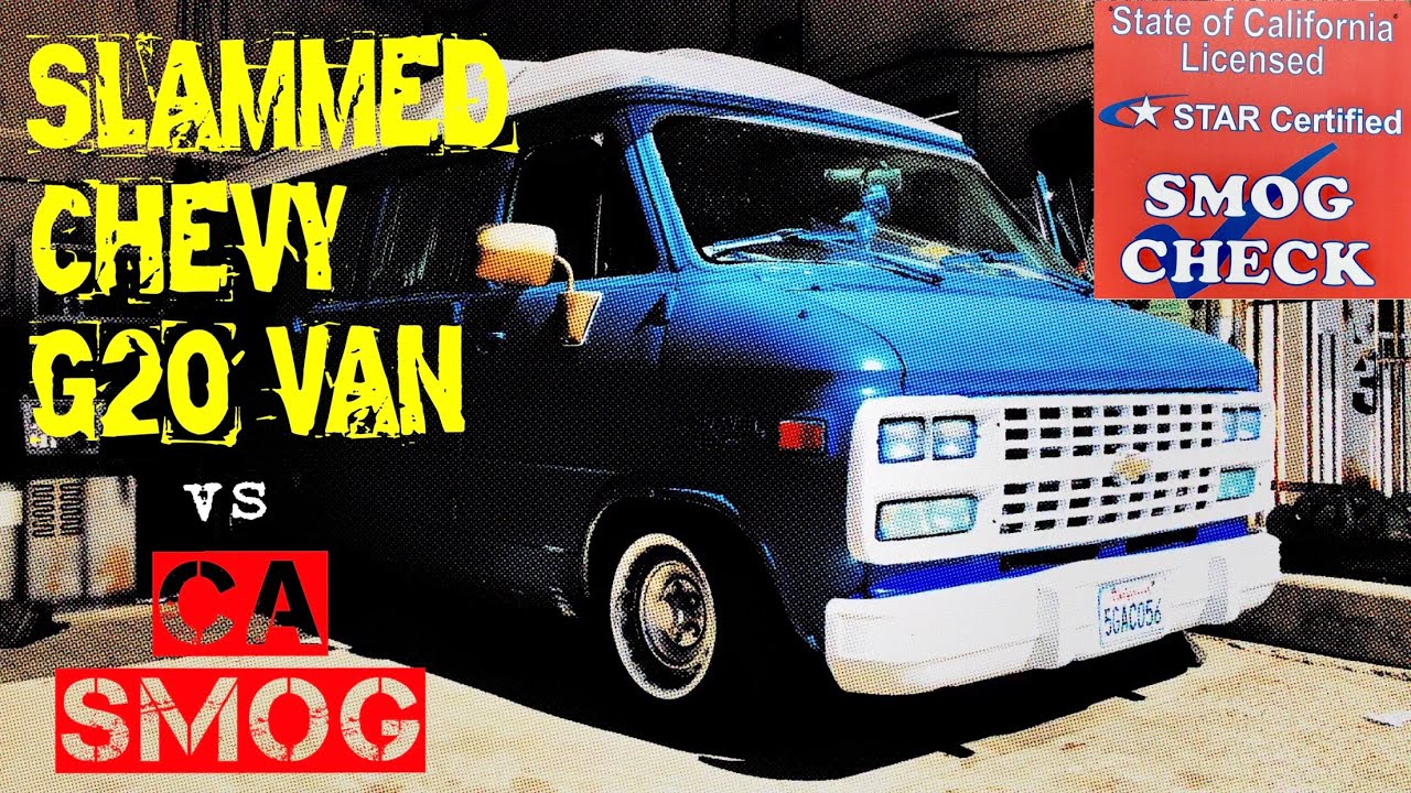 SLAMMED Chevy G20 Van vs CA SMOG | VANLIFE project | GM Conversion | Drop Spindles | Axle Flip | DIY
