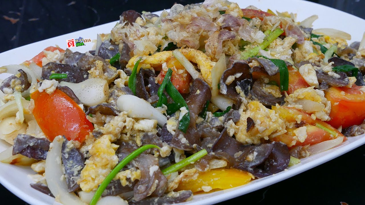 เห็ดหูหนูผัดไข่ ง่ายดาย กรึบๆ กรอบๆ หอมๆ อร่อยลงตัว โดนใจคนชอบเห็ด