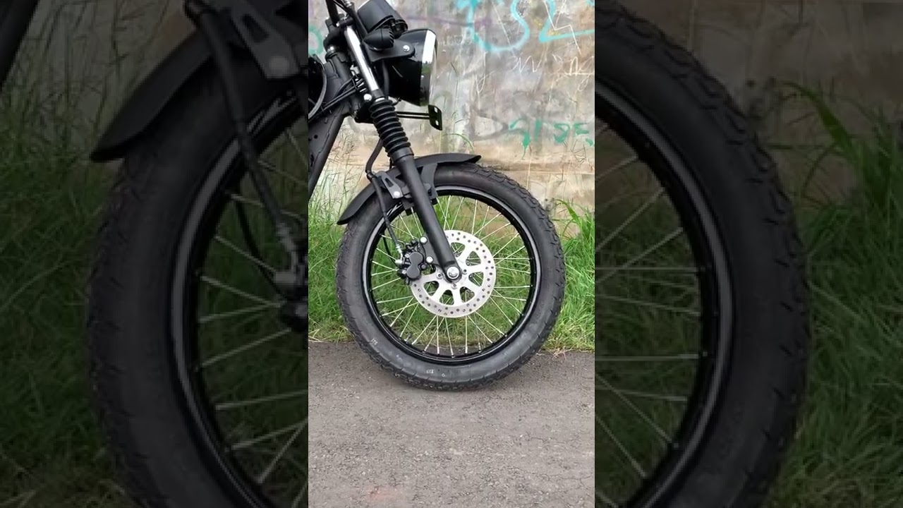 Modifikasi Kawasaki W175 Black style By Bengkel Teras