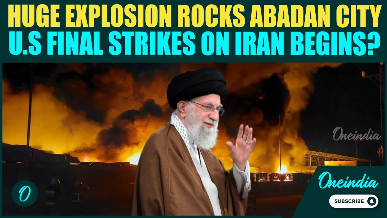Iran BREAKING: Trump's Final STRIKES on Iran BEGINS? Massive Fire Tears Through Abadan Oil Refinery