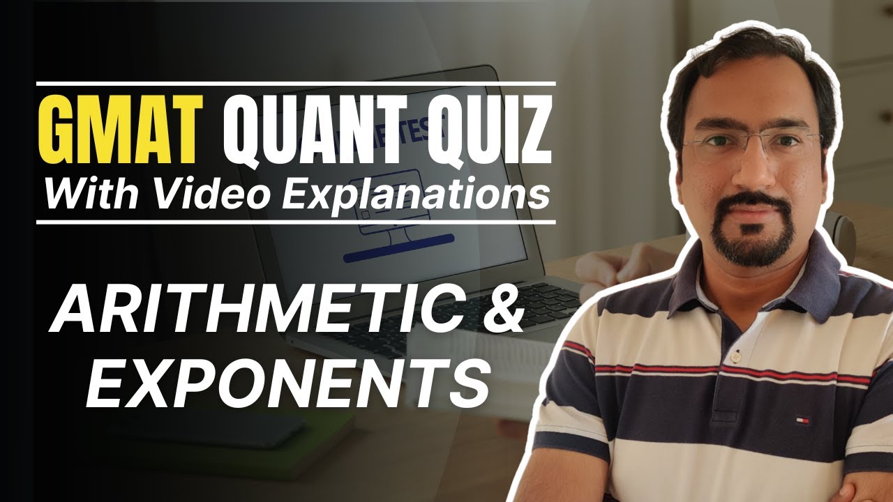 10 GMAT Arithmetic and Exponents Questions | GMAT Quiz
