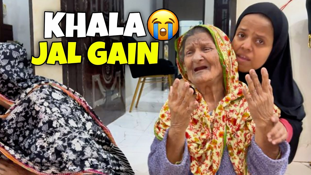 Khala Khana banate hoe Jal Gain 😱| Sanober Choti vlog 