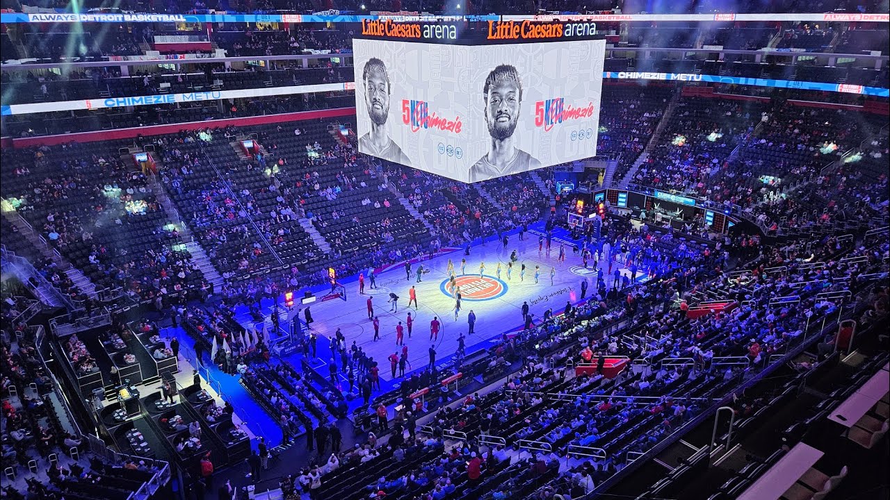 Detroit Pistons Game at Little Caesars Arena